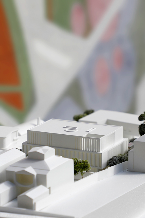 White 3d Printed DA Model for Woollahra Council at 1:200 for Stafford