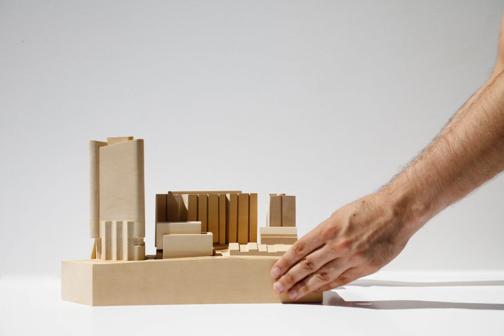 Wining Green Sqaure precinct competition model For Smart and COAP at 1:500