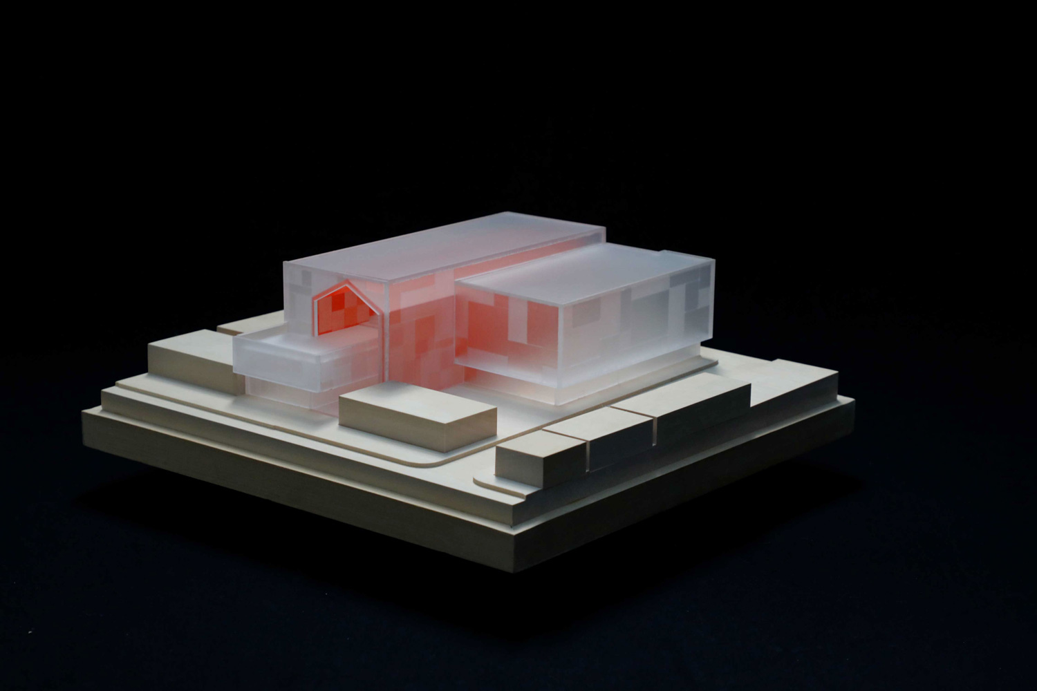 A Series of Presentation Model for the Venice Bienalle by Hayball at various scales