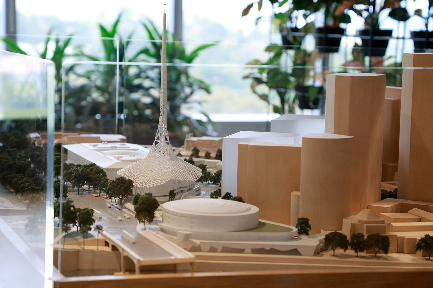 Both a Presentation and Exhibition Model for The National Gallery of Victoria at 1:500