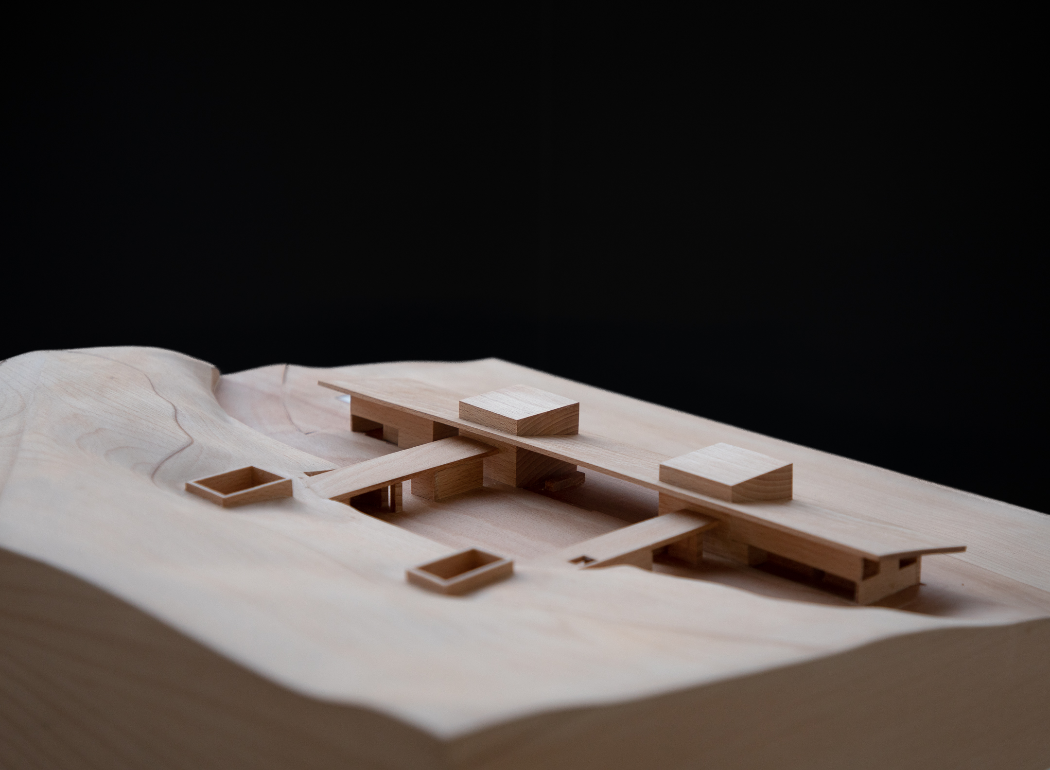 A dramatic Solid Timber Presentation Model