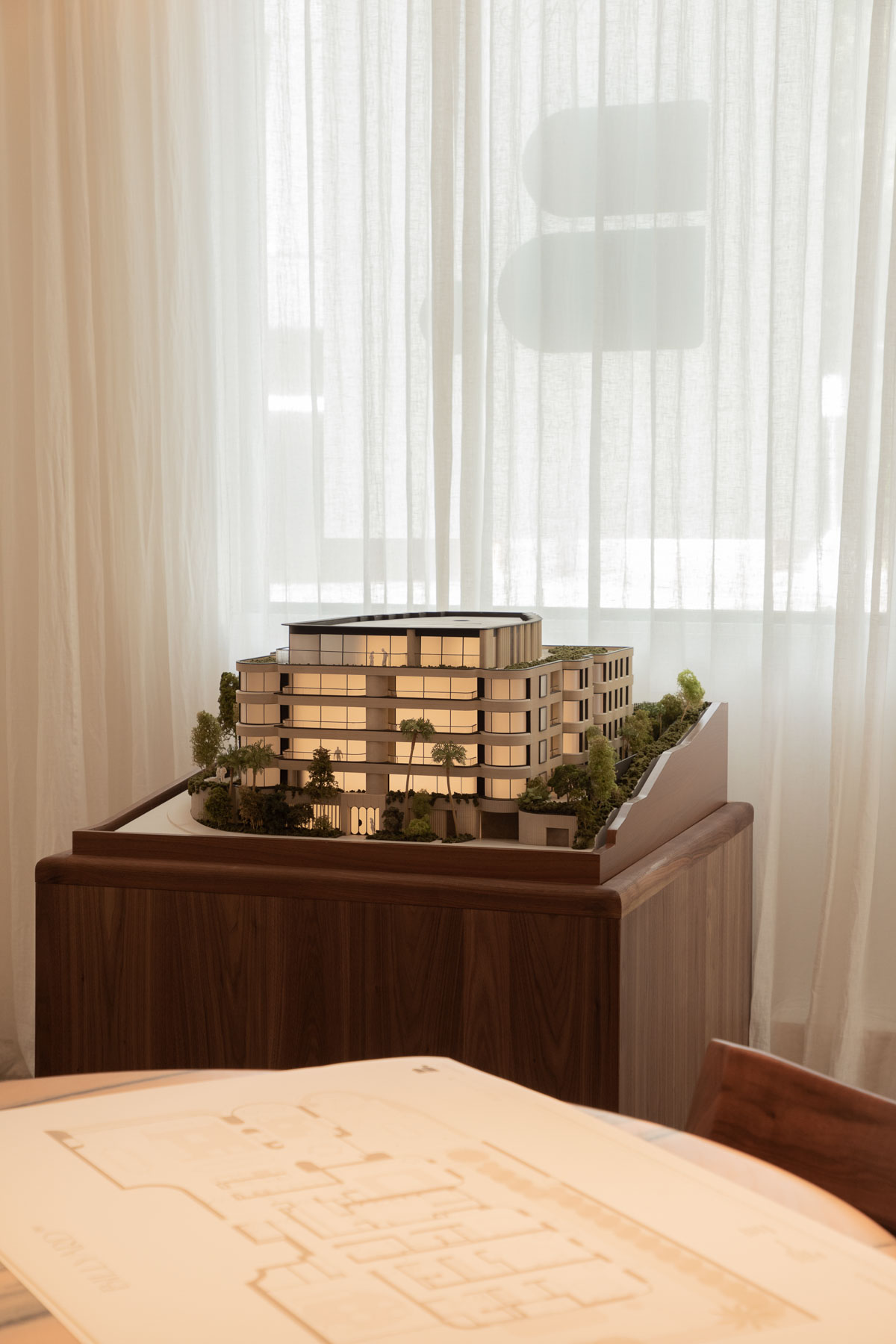 Display Suite Model showcases SJB’s design for Billyard Avenue, Potts Point